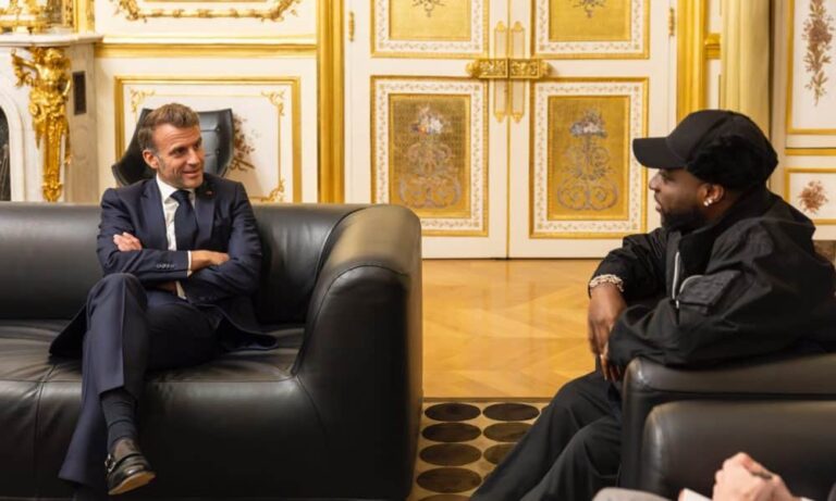 Davido Meets French President Macron, Shares Vision for Global Change