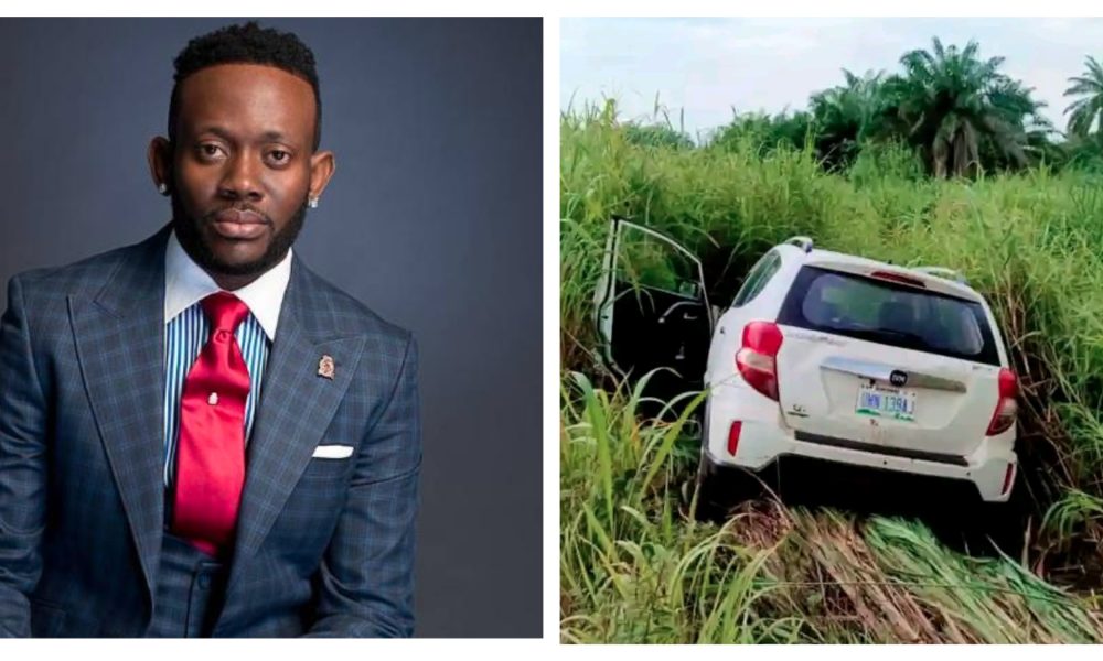 Nigerian Singer J Martins Survives Ghastly Car Accident