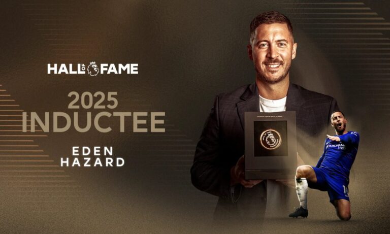 Premier League Legend Eden Hazard Inducted into Hall of Fame