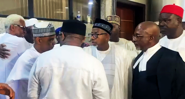 PDP Governors Led by Bala Mohammed Attend Court Session Before Convention Ruling