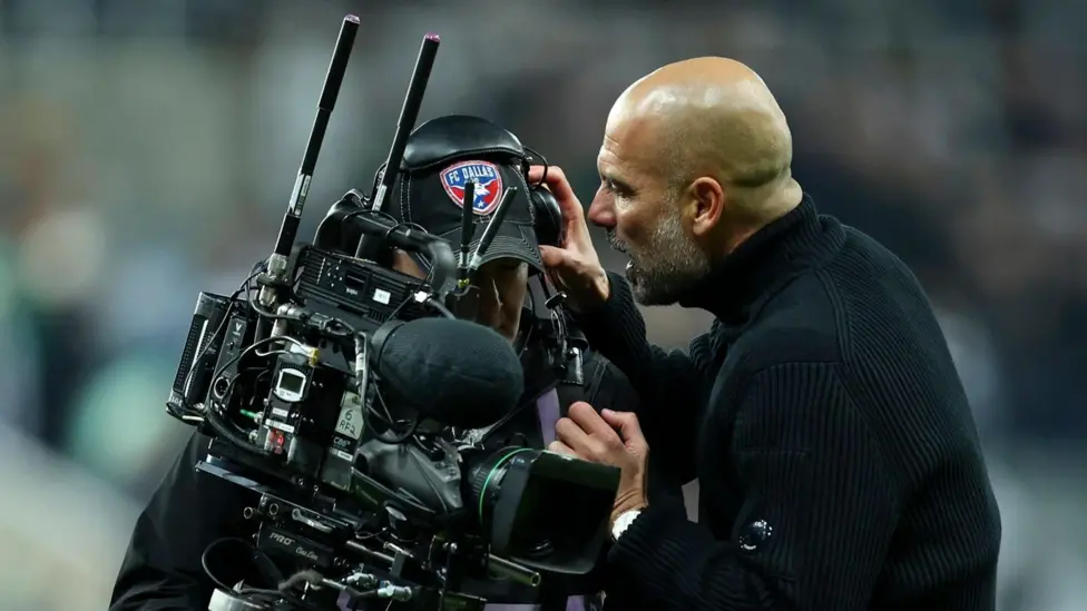 Pep Guardiola 'Embarrassed' by Cameraman Confrontation After Newcastle Defeat