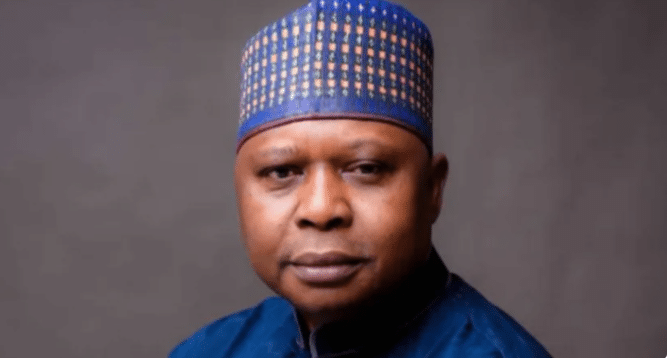 PDP Chairman Turaki Vows Life Sacrifice for Democracy After Tear Gas Clash