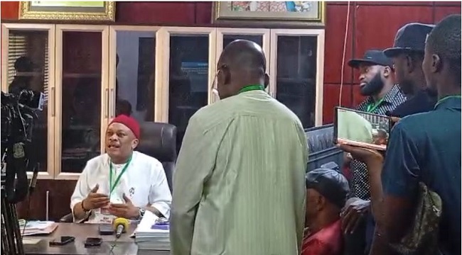 Rival PDP Factions Clash at Wadata Plaza Amid Heavy Security Deployment