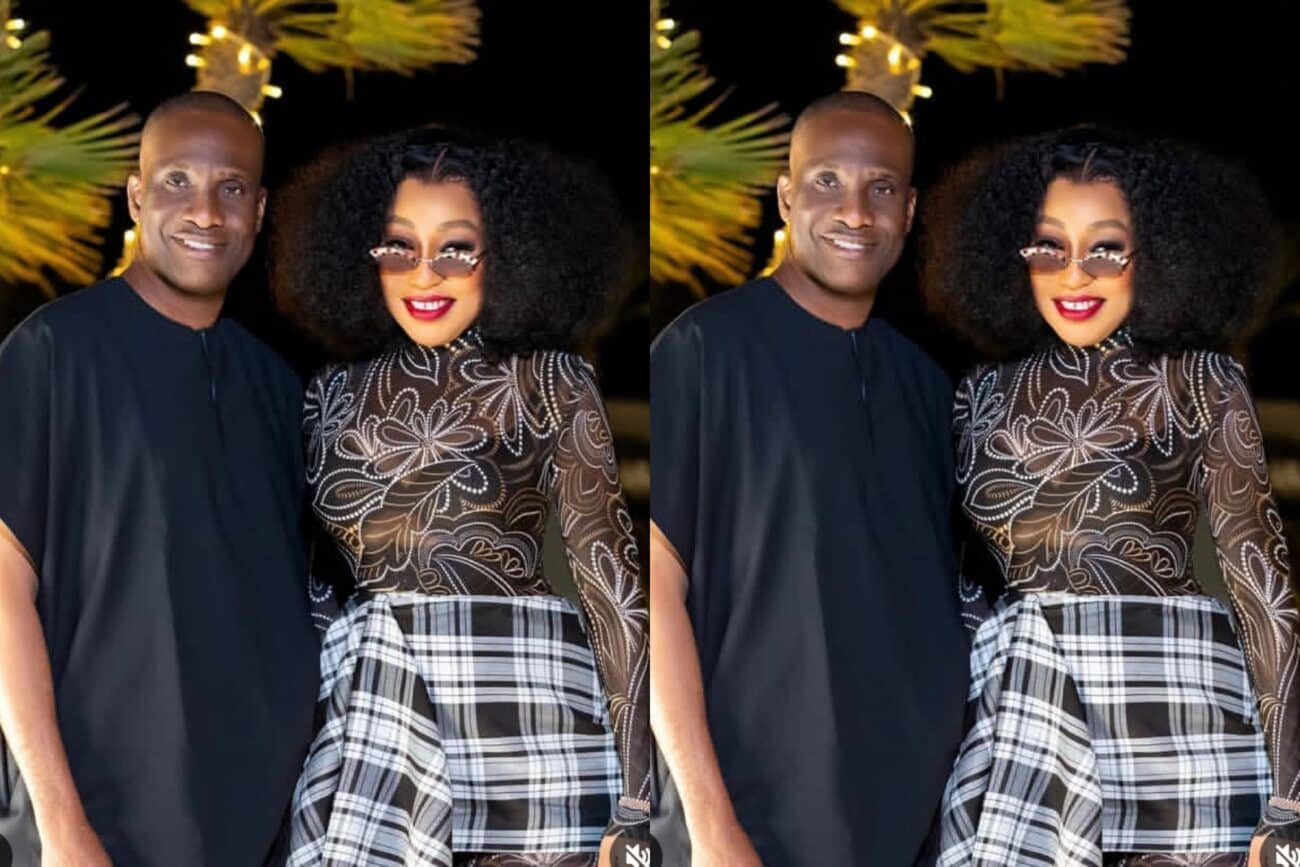 Rita Dominic Celebrates Husband Fidelis Anosike's Birthday, Calls Him 'Tailor-Made For Me'