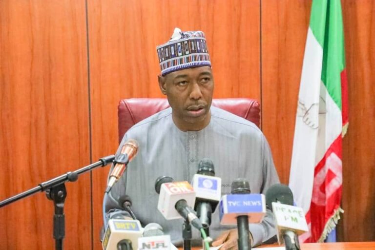 Borno's Governor Zulum Declares Statewide Fast and Prayer Amid Rising National Insecurity