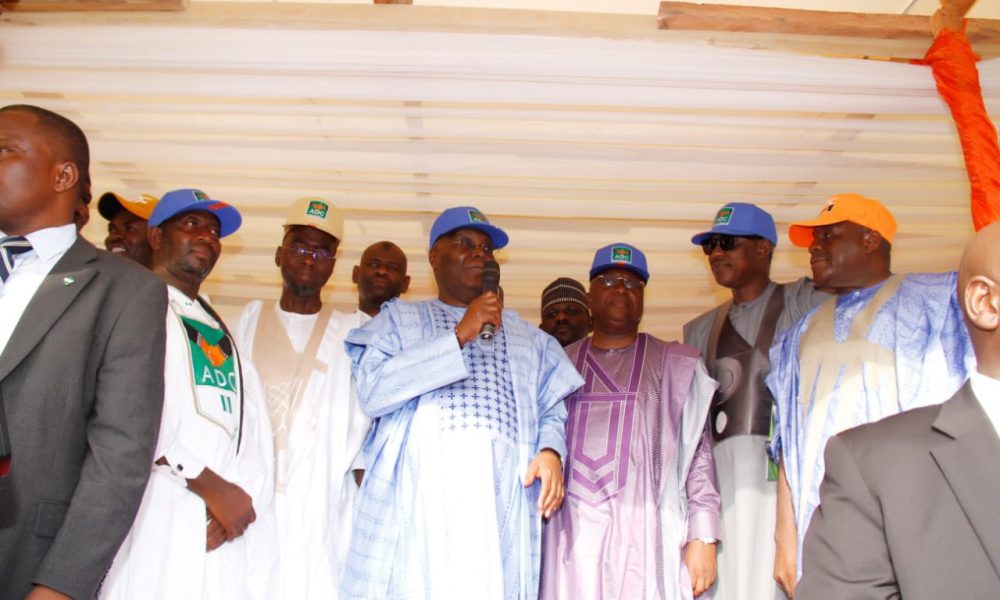 Atiku Abubakar Joins ADC, Declares Party 'Heading Your Way' for 2027 Elections