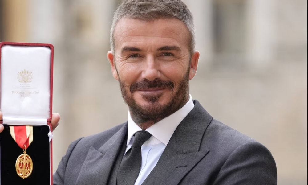 David Beckham Knighted by King Charles III at Windsor Castle Ceremony