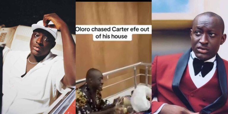 Oloro Evicts Carter Efe: Inside the Skit Maker Feud