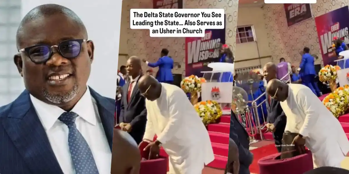 Delta Governor's Humble Church Usher Role Sparks Viral Reactions