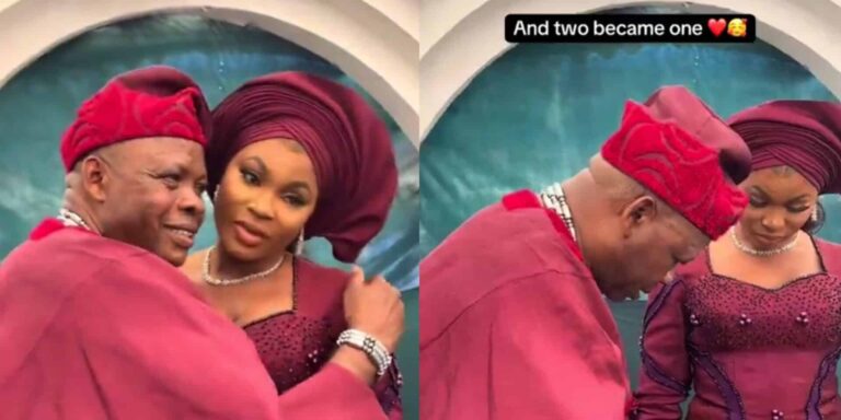 Viral Wedding: Young Bride and Elderly Groom Spark Online Debate