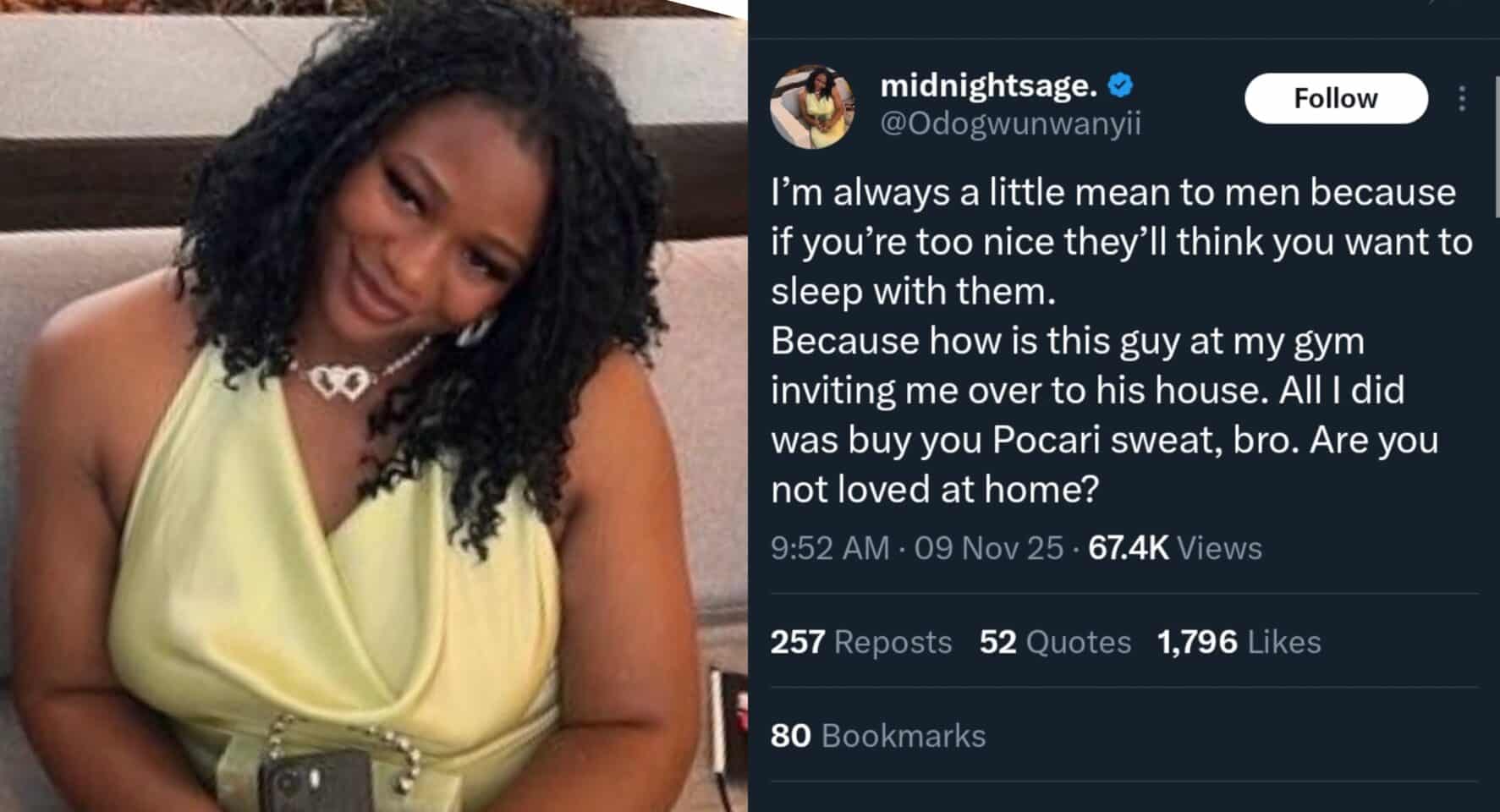 Woman Explains Intentional Coldness Toward Men to Avoid Misinterpretation