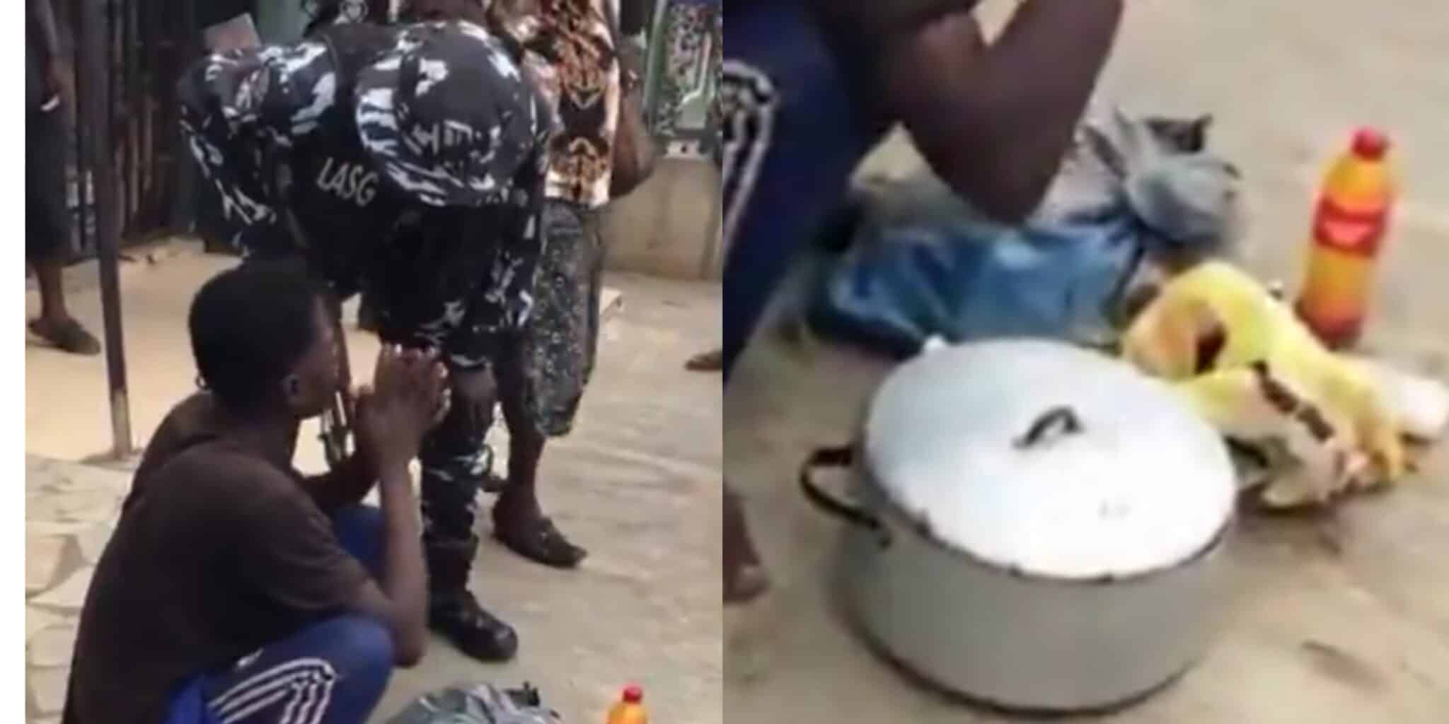 Man arrested for stealing neighborhood stew