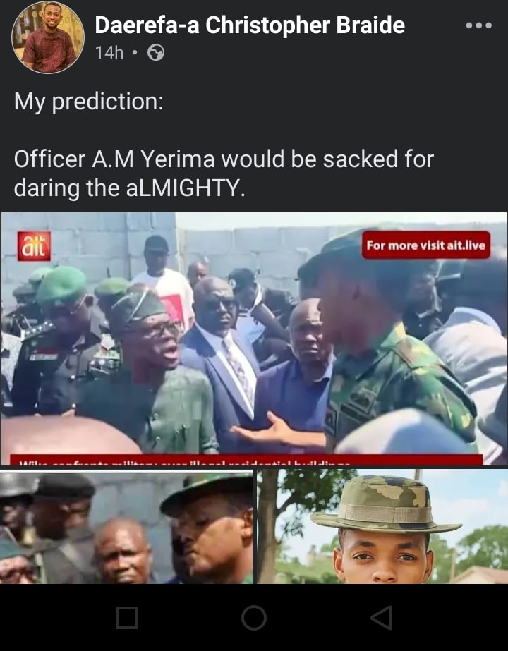 Social media reaction