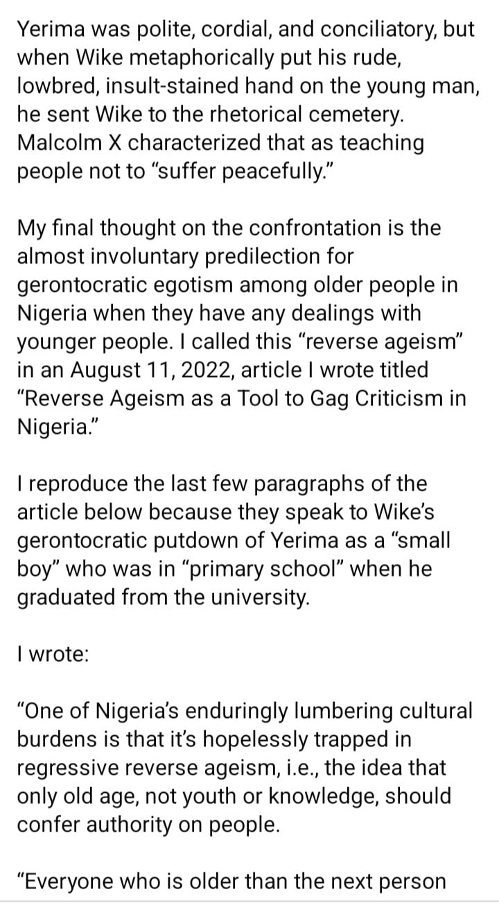 Kperogi post excerpt