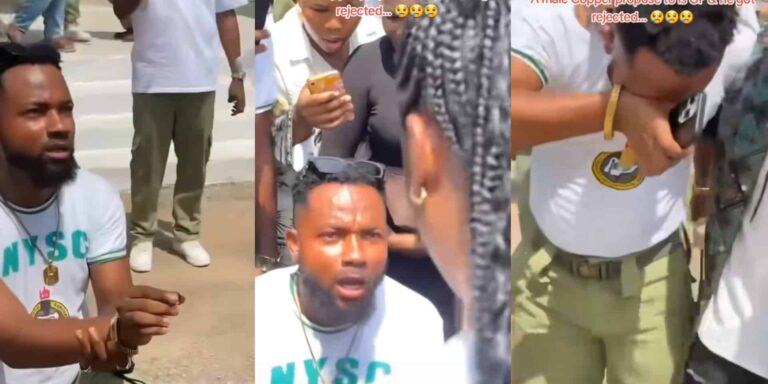 Corps Member Heartbroken as Public Proposal is Rejected