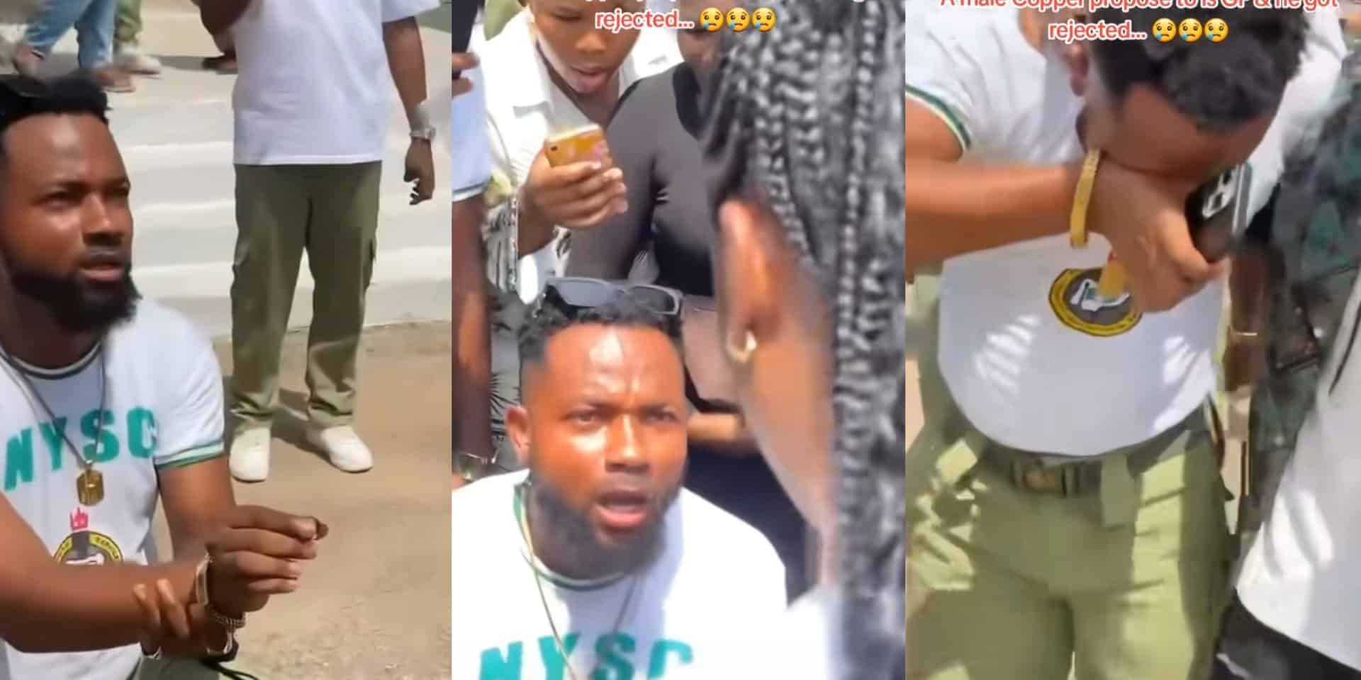 Corps Member Heartbroken as Public Proposal is Rejected