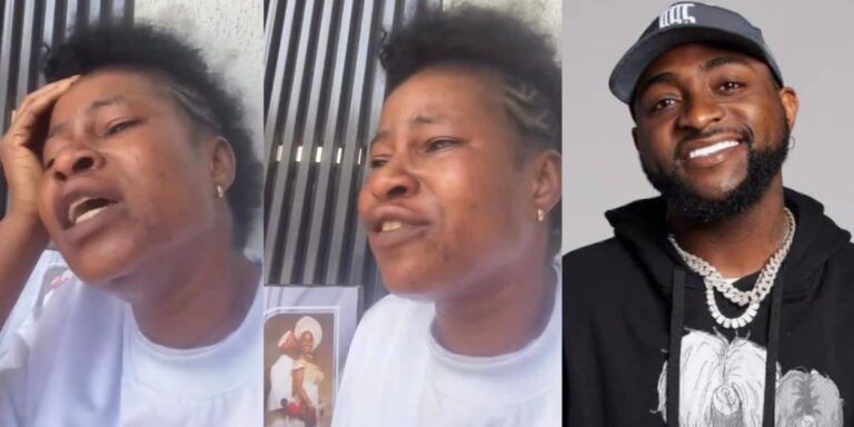 Davido Fan Weeps After Week-Long Wait Outside Mansion