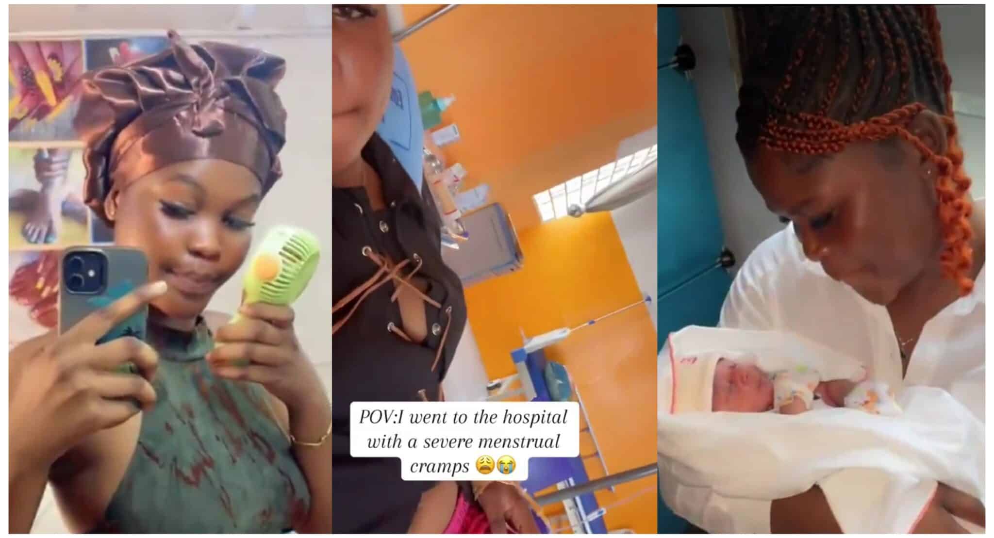 Woman Discovers Cryptic Pregnancy During Hospital Visit for Menstrual Pain