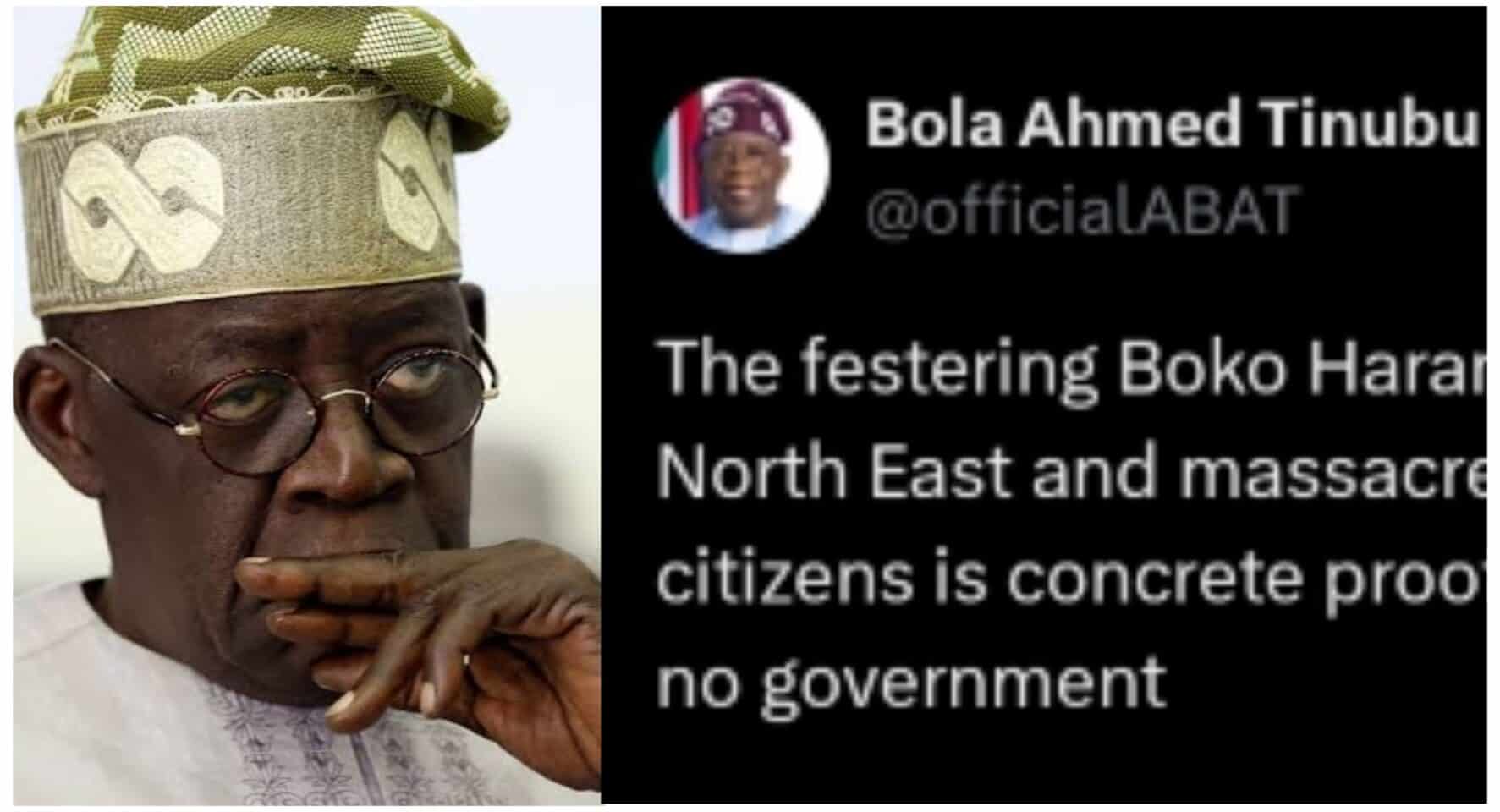 Resurfaced Tinubu 2014 Post Questions Nigeria's Governance Amid Insecurity