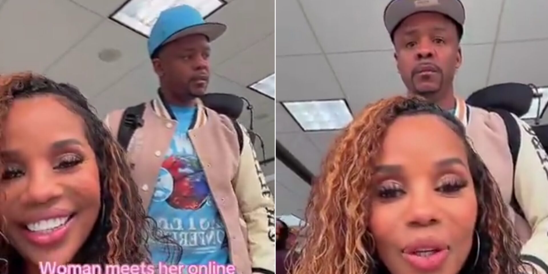 Man meets online girlfriend for the first time, discovers her physical disability