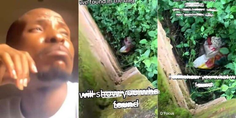 Man Uncovers Mysterious Bag Hidden Behind Home Fence in Viral Video