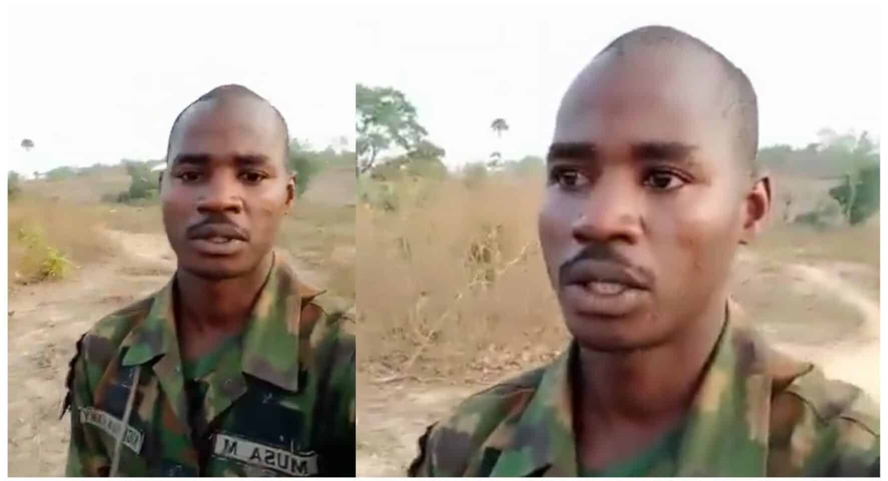 Abandoned Nigerian Soldier Appeals to God in Viral Bush Ordeal