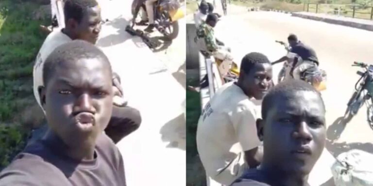 Armed Bandits Filmed Relaxing, Sparking Outrage Over Insecurity