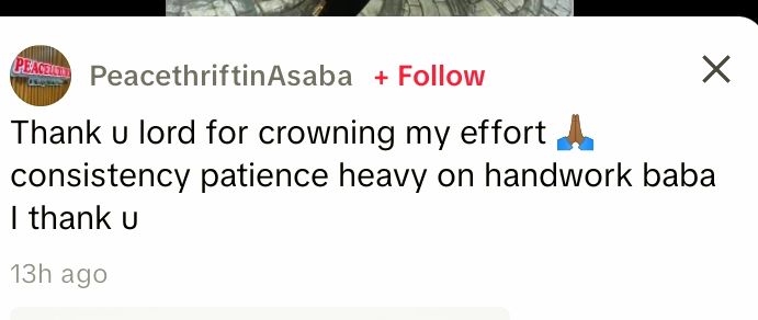 Additional audience responses to business success