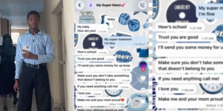 Nursing Student Overwhelmed by Father's Touching WhatsApp Message