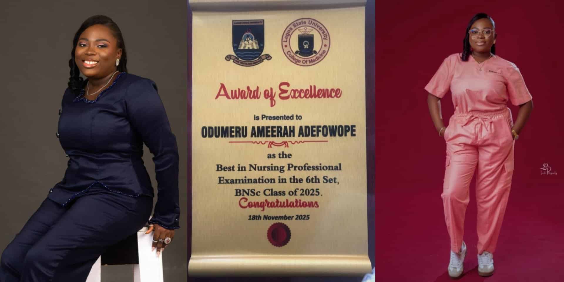 Odumeru Ameerah's Triumphant Return: Conquering Cancer, Earning First Class, and Topping Nursing Exams