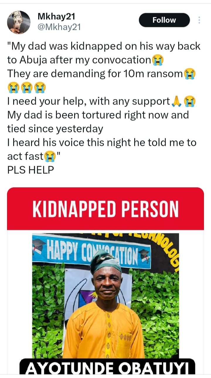 First social media appeal screenshot