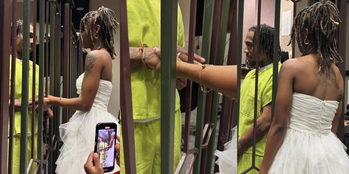 Bride marries prisoner fiancé in jail
