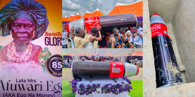 Unique Coca-Cola Casket Honors Bayelsa Octogenarian's Life