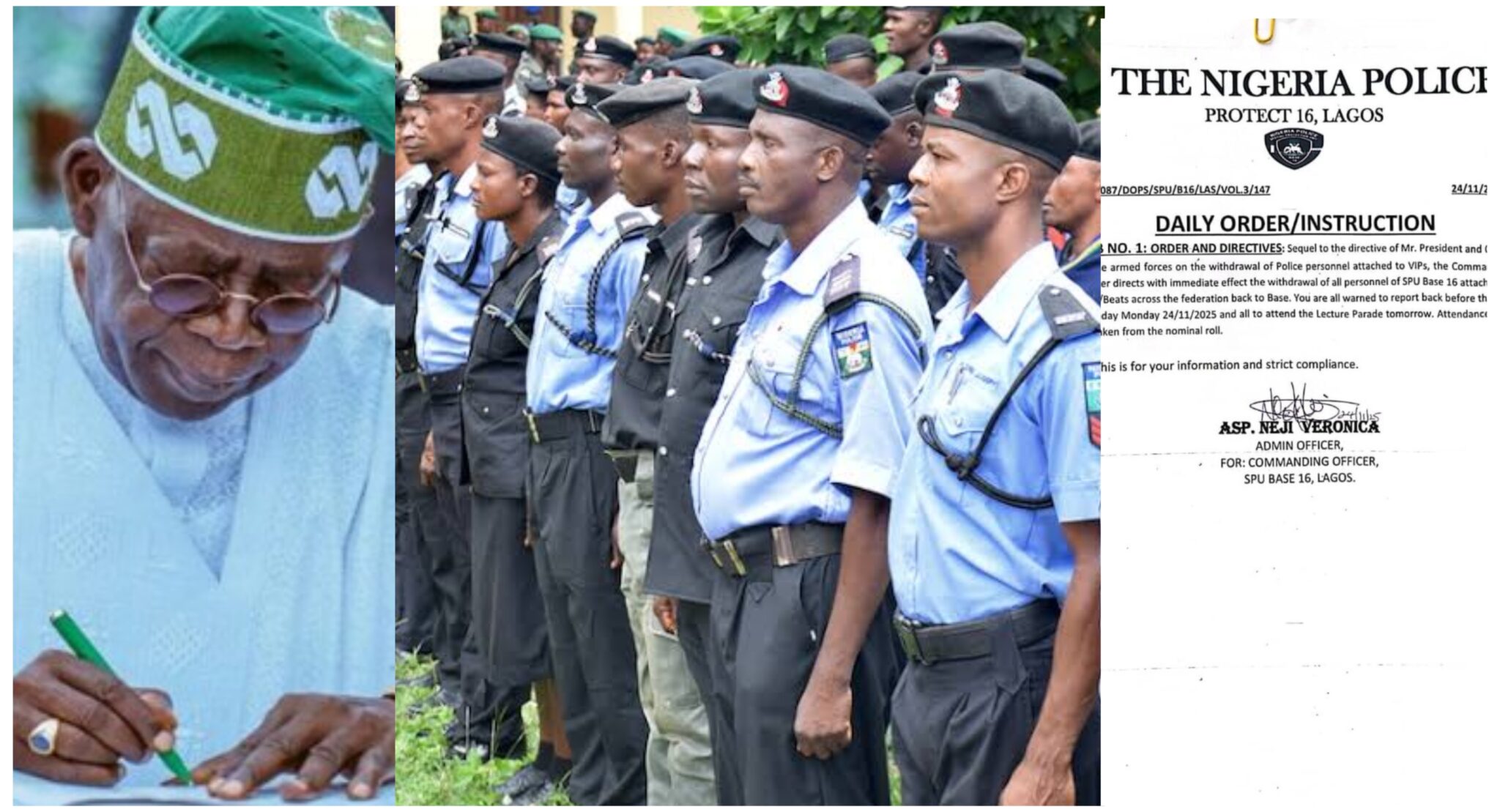 Nigeria Police Recalls VIP Guards: Tinubu's Directive Enhances Public Security