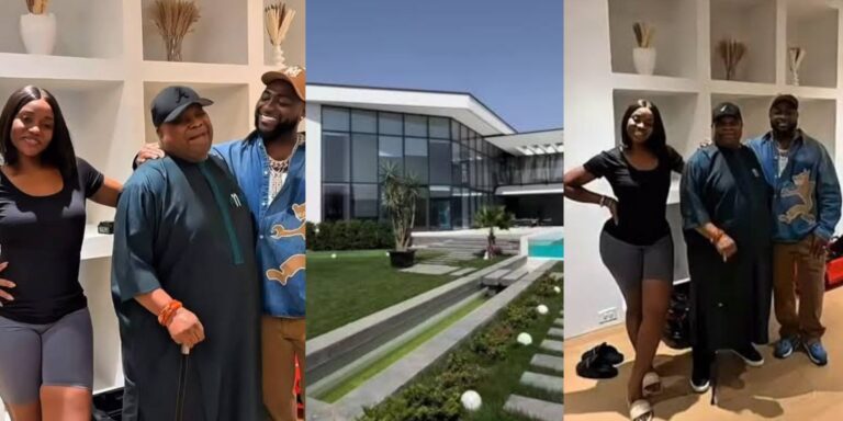 Osun Governor Visits Davido & Chioma at Their New Atlanta Mansion