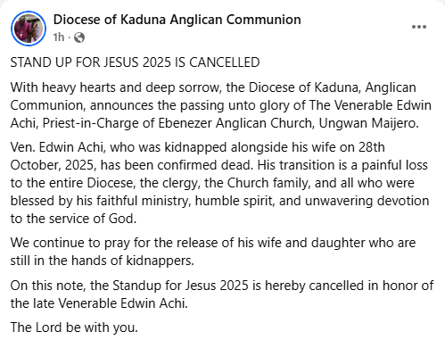 Public comment on the abduction and killing of Edwin Achi