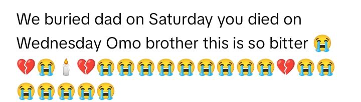 More TikTok comments expressing sympathy