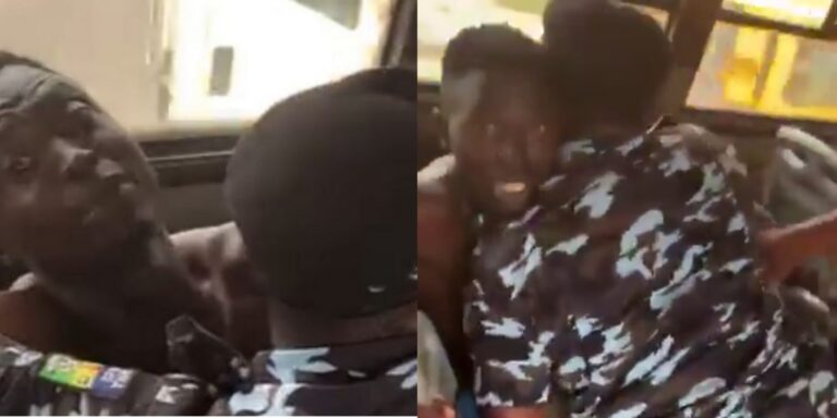 Lagos Police Officer Accused of Assaulting Bus Conductor in Viral Video
