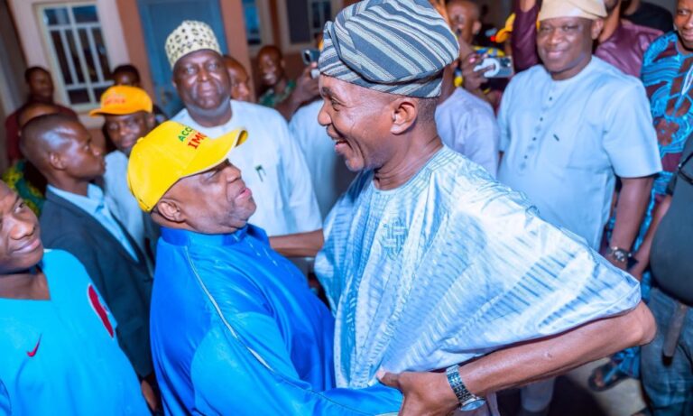 Osun Political Realignment: Ex-Aregbesola Ally, Moshood Adeoti, Hosts Governor Adeleke and Top Officials