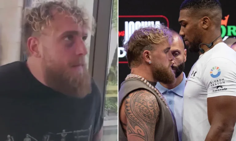 Jake Paul Reveals Black Eye Ahead of Anthony Joshua Showdown: Intense Sparring Pays Off