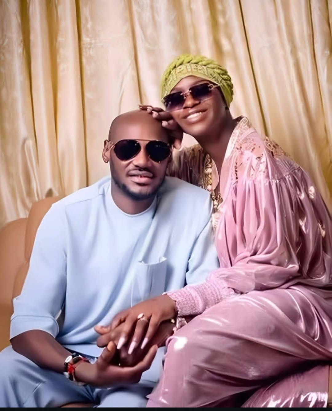 2face and Natasha Osawaru photographed together