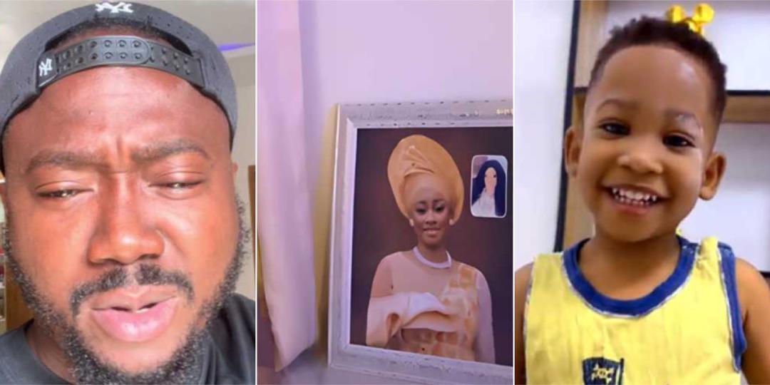 Son's Emotional Plea to Late Mother's Photo Goes Viral