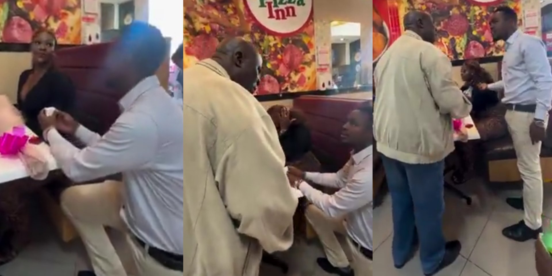 Surprise Proposal Chaos: Girlfriend's Other Fiancé Appears Mid-Engagement