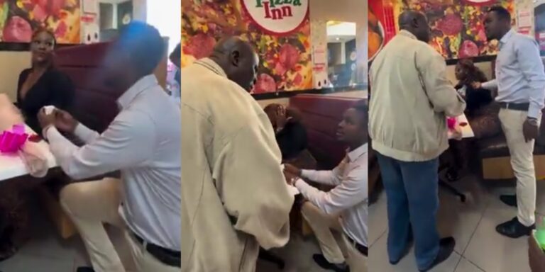 Romantic Proposal Plunges into Chaos as Girlfriend's Secret Fiance Appears