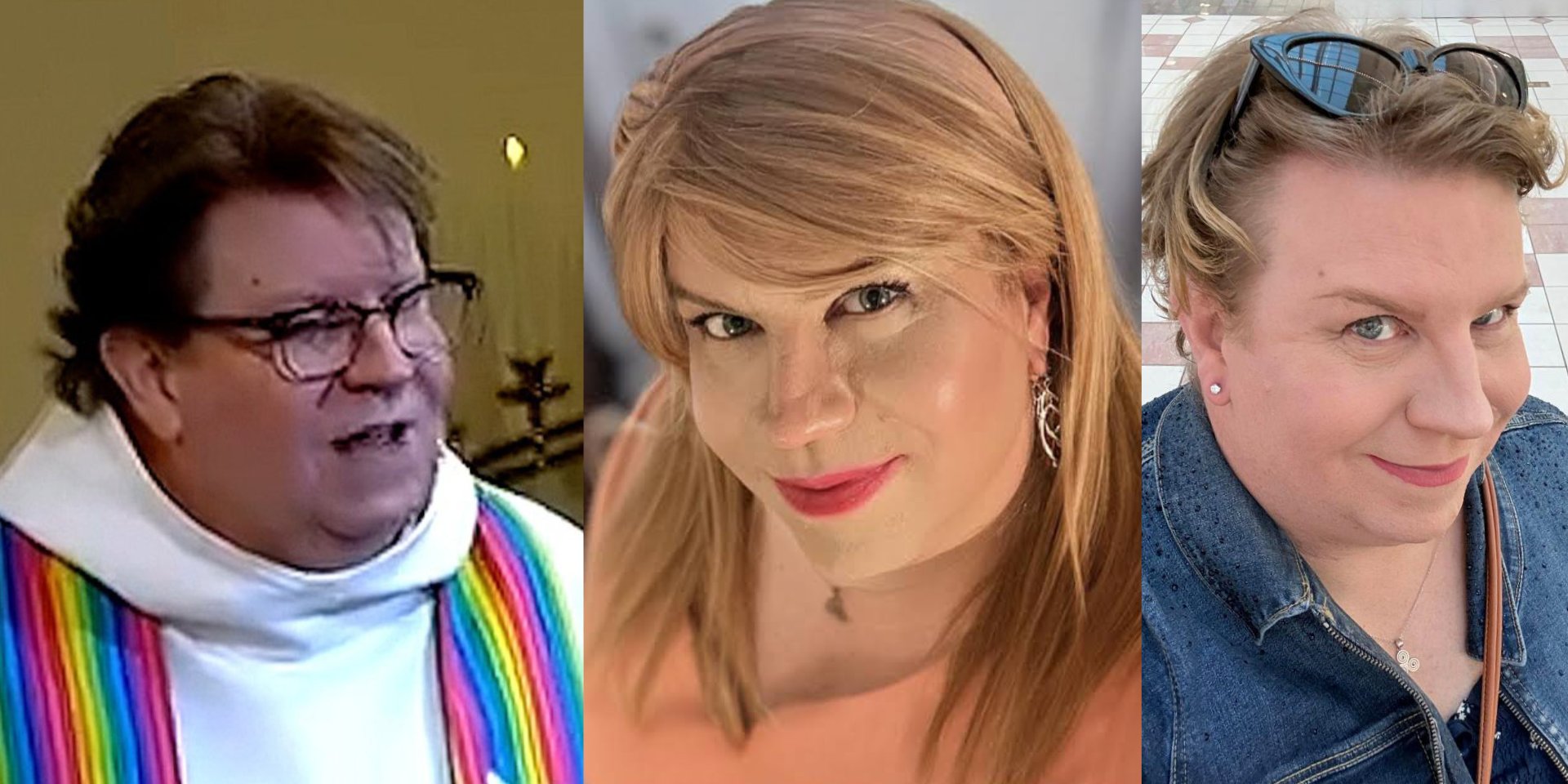 Reverend Phil Phaneuf announcing her gender transition