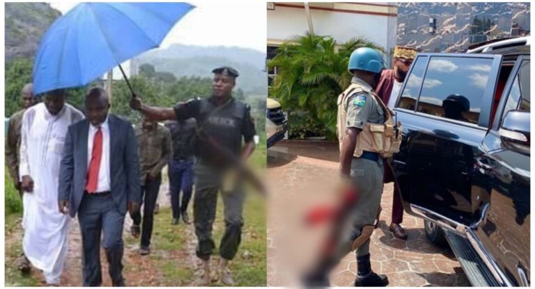 VIP Police Escorts Allegedly Wear Suits, Evading Scrutiny on Tinubu's Directive