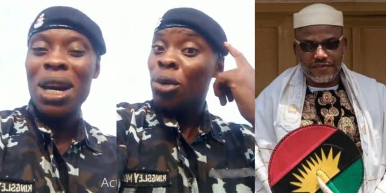 Non-Igbo Nigerian Police Officer Declares Strong Support for Nnamdi Kanu, Sparks Debate