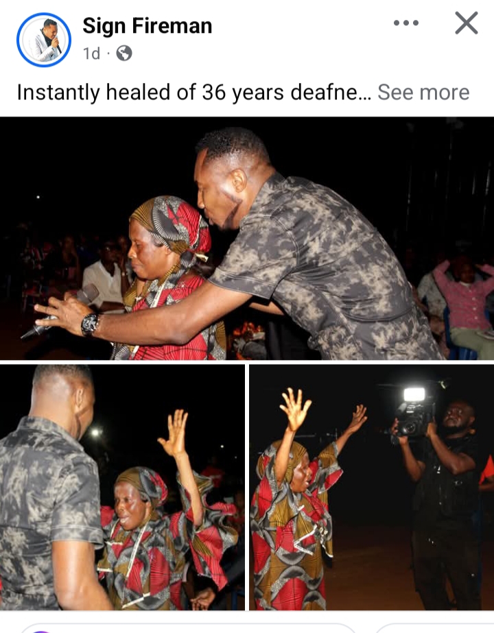 Screenshot of Mbah Amarachi Kama's Facebook comment debunking the pastor's claim.