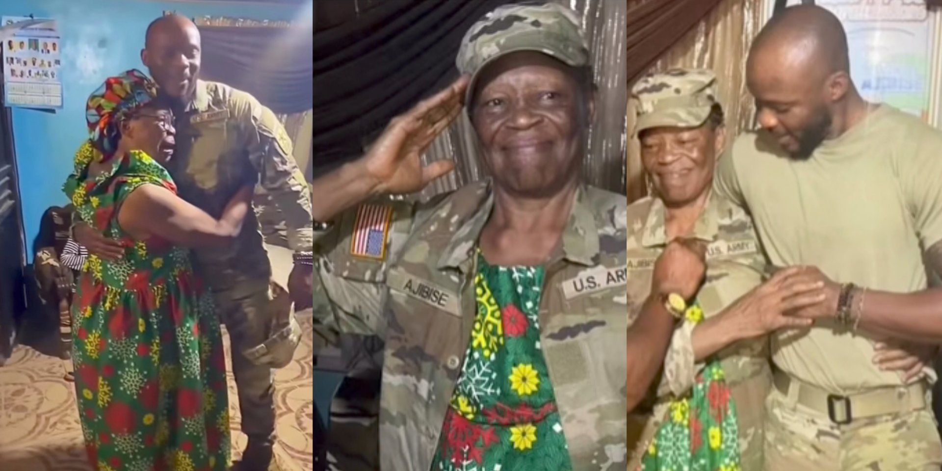 Emotional Reunion: Mother Overwhelmed as Son Returns from US Army After Seven Years