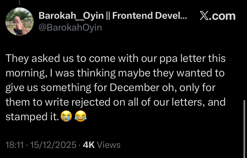 Additional social media reactions regarding NYSC PPA termination